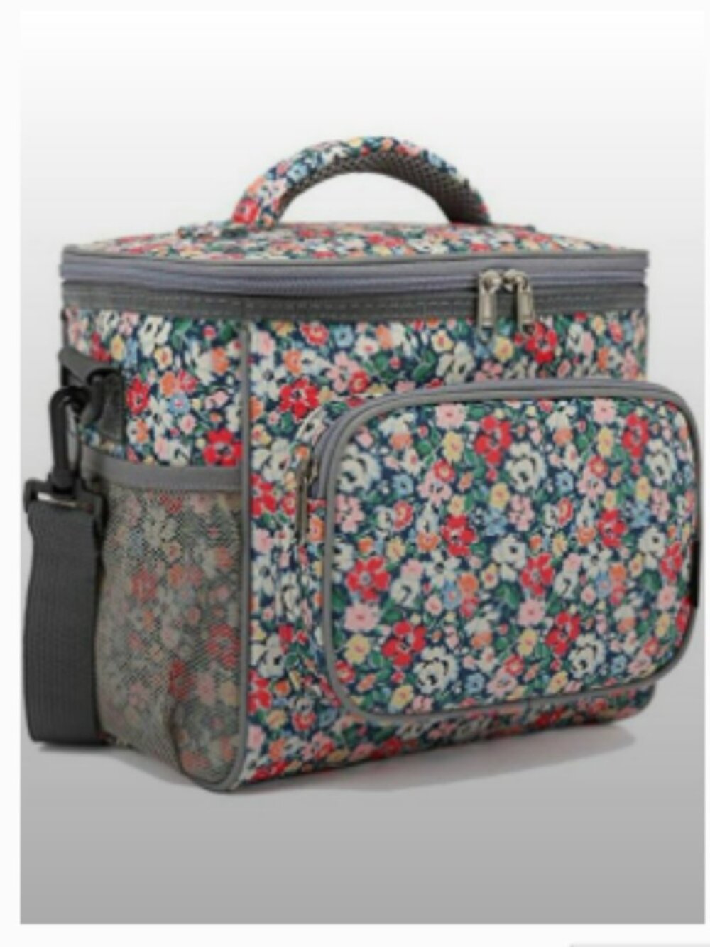 Floral FlowFly Insulated Reusable Lunch Bag Adult Large Lunch Box